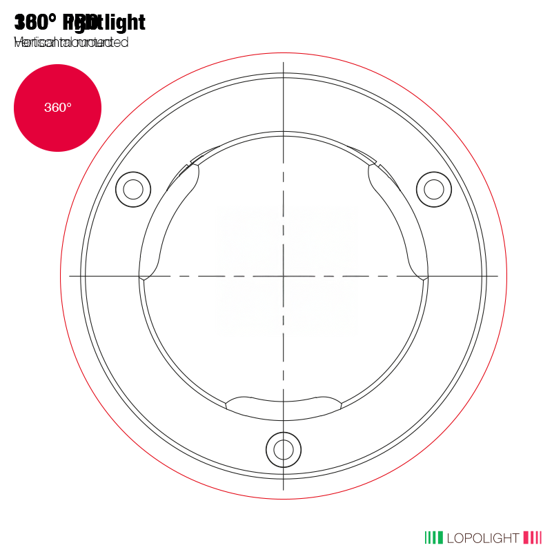 3nm 360° Red, Ice-class, black anodized 3nm 360° Red, Ice-class, black anodized
